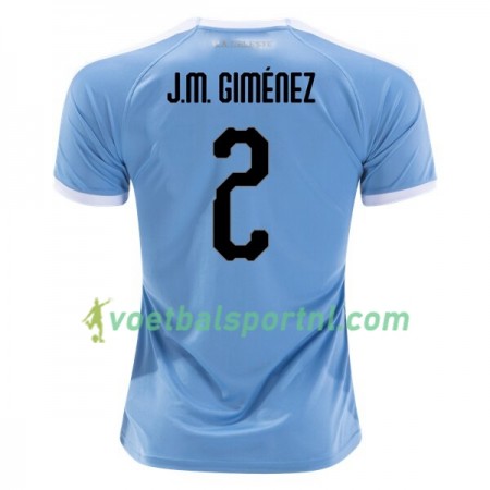 Uruguay Jose Gimenez 2 Thuis Shirt 2019 Copa América